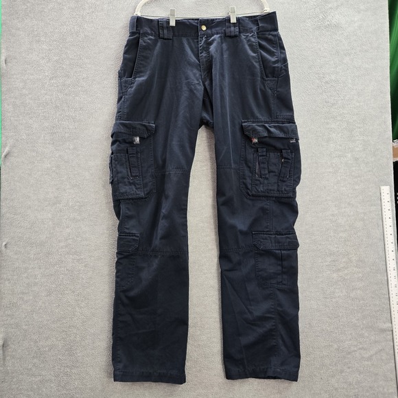 5.11 Tactical Pants - 5.11 Tactical Series Women Pants 16 Blue Cargo Logo Polyester Cotton Utility
